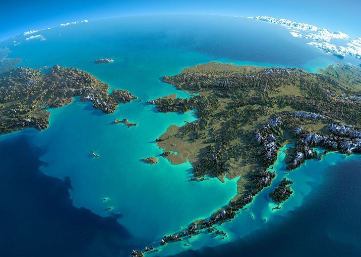 Bering Boğazı Alaska
İnsanlar Dünyaya Nasıl Yayıldı? 

